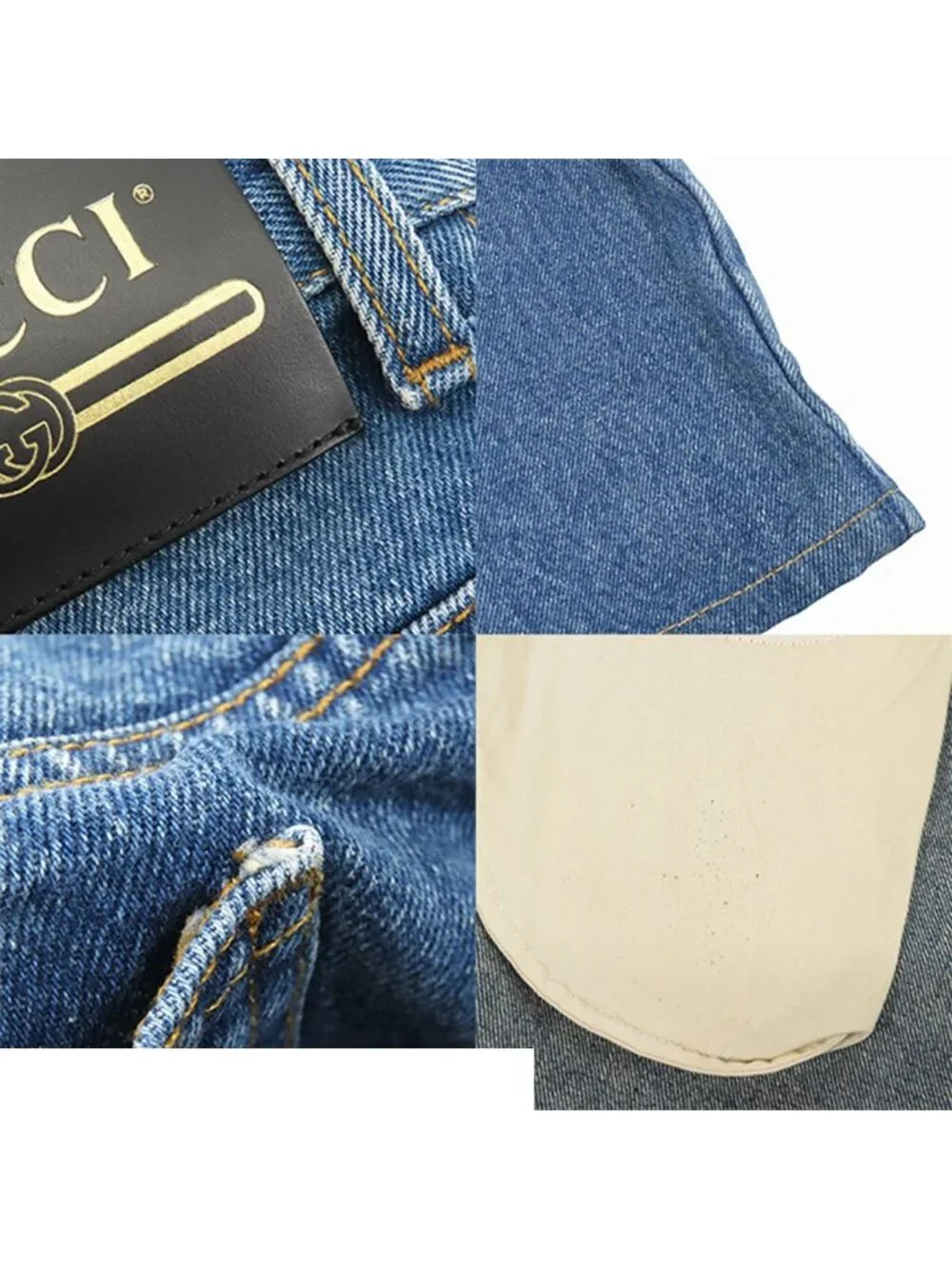 Gucci brand denim